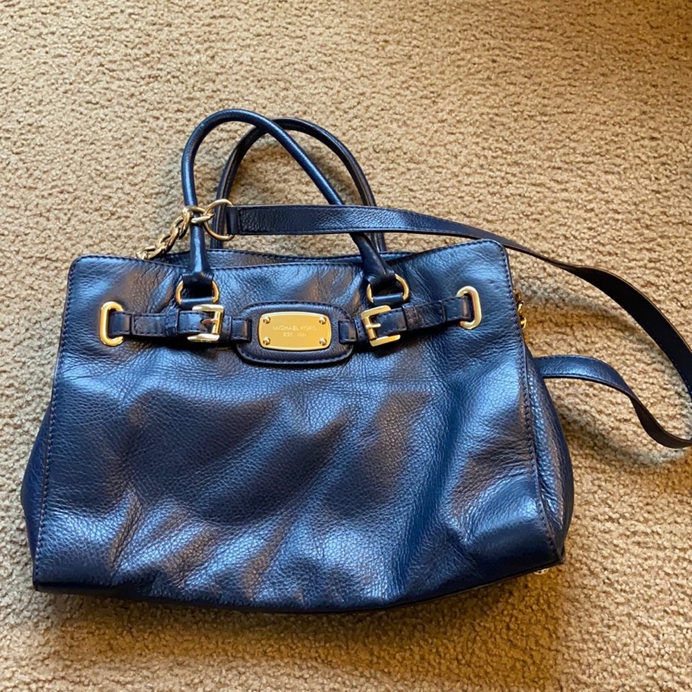 Gently usedBlue Michael Kors purse - Picture 1 of 4